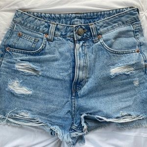 women’s mom jean shorts